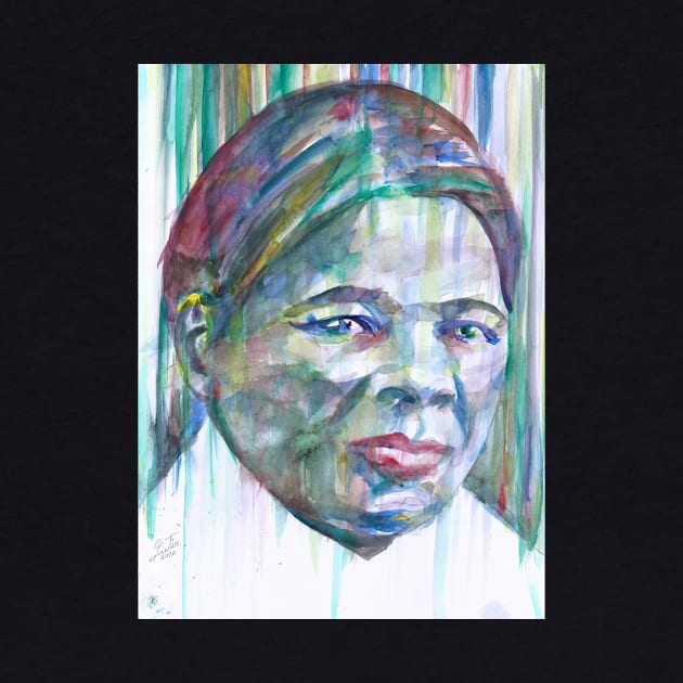 HARRIET TUBMAN watercolor portrait.2 by lautir